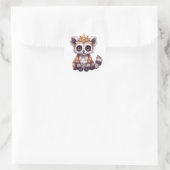 Der König der Tiere Runder Aufkleber (Tasche)