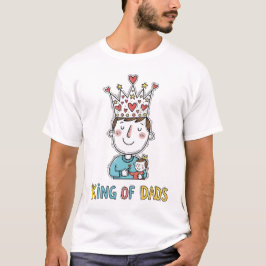 Der König der Väter Vatertag T-Shirt