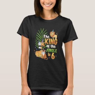 Der König des Dschungels ist 6 Dschungel-Kindergeb T-Shirt