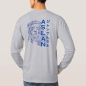 Der König des Dschungels | Langschläfer T-Shirt (Rückseite)