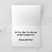 Der König! - Designer Birthday Grußkarte Karte (Innenseite)