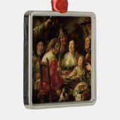 Der König Drinks Silbernes Ornament (Rechts)