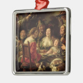 Der König Drinks Silbernes Ornament (Links)