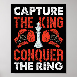 Der König erobern das Ringschachboxen Poster