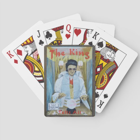 Der König erzählt alles Spielkarten (Rückseite)