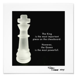 Der König.. Fotodruck