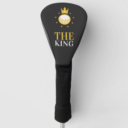 Der König Golfer Golf Headcover (Vorderseite)