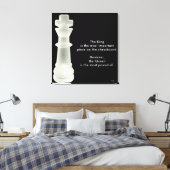Der König.. Leinwanddruck (Insitu (Schlafzimmer))