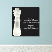 Der König.. Leinwanddruck (Insitu (Holzboden))