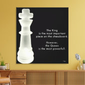 Der König.. Leinwanddruck (Insitu (Wohnzimmer))