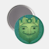 Der König Magnet (Vorderseite/Rückseite)