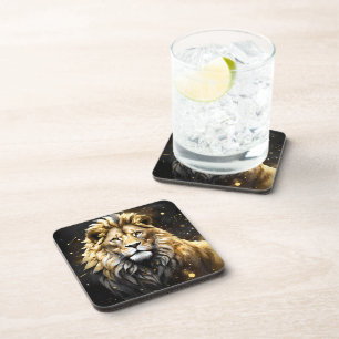 Der König: Majestic Gold und Graue Löwe, Getränkeuntersetzer