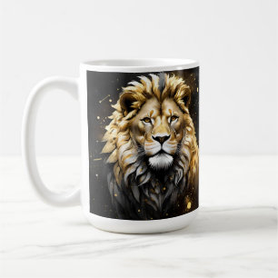 Der König: Majestic Gold und Graue Löwe, Kaffeetasse