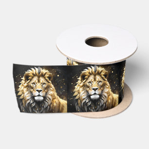 Der König: Majestic Gold und Graue Löwe, Satinband