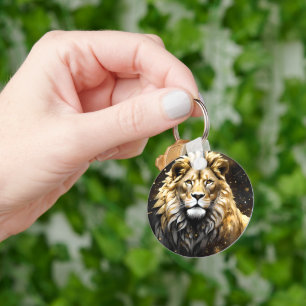 Der König: Majestic Gold und Graue Löwe, Schlüsselanhänger