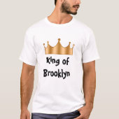 Der König Of Brooklyn der lustigen Männer T-Shirt (Vorderseite)