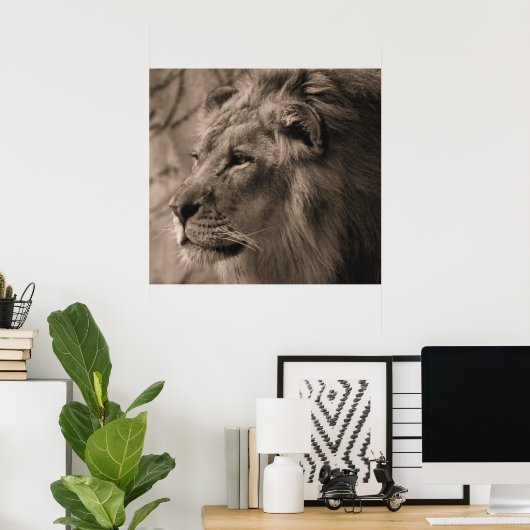 Der König Poster (Heimbüro)