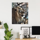 Der König Poster (Heimbüro)