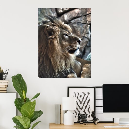 Der König Poster (Heimbüro)