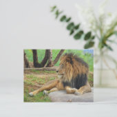 Der König Postkarte (Stehend Vorderseite)