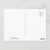 Der König Postkarte (Rückseite)