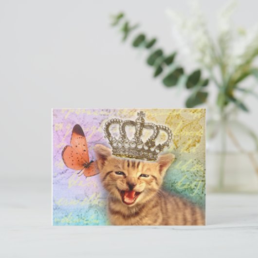 Der König Postkarte (Stehend Vorderseite)