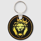Der König - reißende Löwenkrone Schlüsselanhänger (Vorderseite)