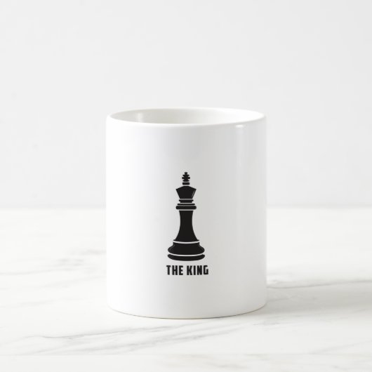 Der König - Schach weiter Kaffeetasse (Mittel)