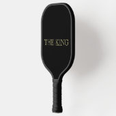 Der König Schwarze Luxus-Minimal-Design Pickleball Schläger (Links)