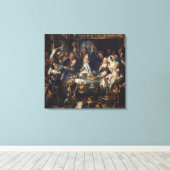 Der König trinkt Leinwanddruck (Insitu (Holzboden))