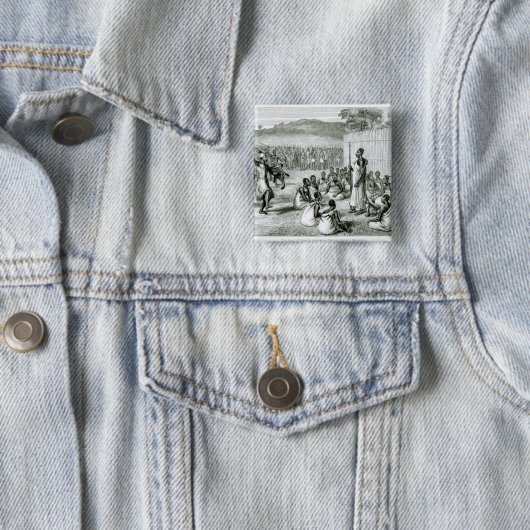 Der König Uganda-wiederholenoberst Button (Beispiel)