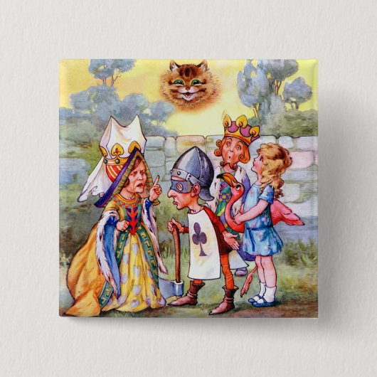 Der König und die Königin des Herzens und die Katz Button (Vorderseite)