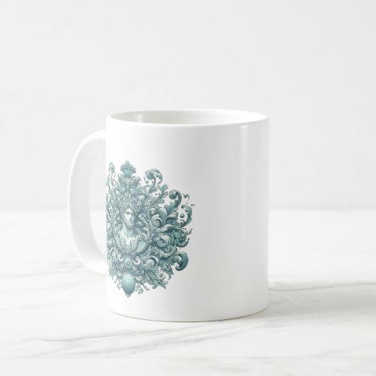 Der König von Aquamarin. Kaffeetasse (Vorderseite Links)