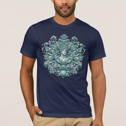 Der König von Aquamarin. T-Shirt (Vorderseite)