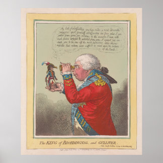 Der König von Brobdingnag und Gulliver (1803) Poster