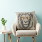 Der König von Dschungel - leuchtende Augen Kissen (Stuhl )