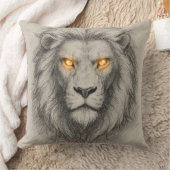 Der König von Dschungel - leuchtende Augen Kissen (Decke)
