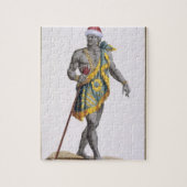 Der König von Florida, 1780 (farbiger Stich) Puzzle (Vertikal)