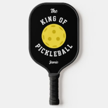 Der König von Pickleball Niedlicher Spaß in schwar