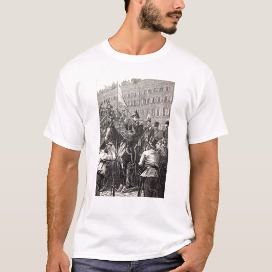 Der König von Preußen zu den Bewohnern von Berlin T-Shirt (Vorderseite)
