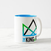 "Der KÖNIG von PTC" Zwei-Ton Tasse (VorderseiteRechts)