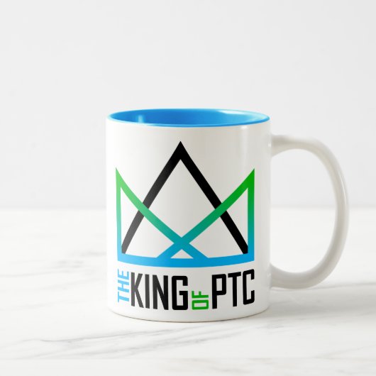 "Der KÖNIG von PTC" Zwei-Ton Tasse (Rechts)