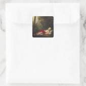 Der König von Rom, 1811 Quadratischer Aufkleber (Tasche)