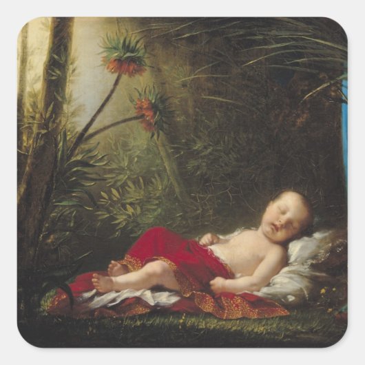 Der König von Rom, 1811 Quadratischer Aufkleber (Vorderseite)