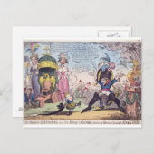 Der König von Rom, 1814 - Cartoon mit Napoleon Postkarte (Vorne/Hinten)