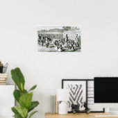 Der König von Uganda, der Oberst überprüft Poster (Heimbüro)