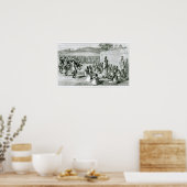 Der König von Uganda, der Oberst überprüft Poster (Küche)