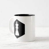 Der König Zweifarbige Tasse (Vorderseite Links)