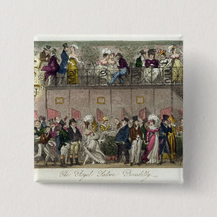 Der königliche Saal, Piccadilly, 'vom englischen Button