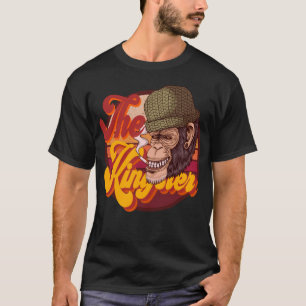 Der Königsmonoker mit lustigem Schimmel rauchen T-Shirt